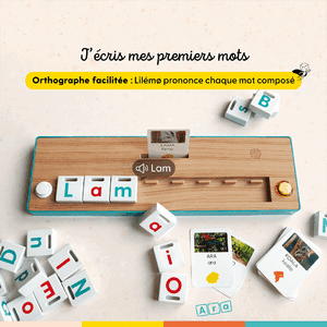 Composition de mots avec les pavés-lettres